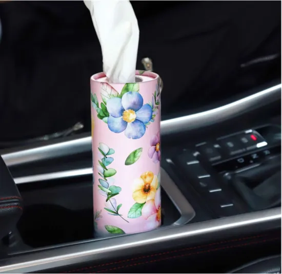 Round Tissue Tube For Car Cup Holder