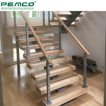 Wholesale Indoor Mirror Polishing Stainless Steel Stair Cable Railing Systems