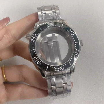 Stainless Steel Case and Sapphire Glass Mirror 42mm Watch Set with NH35 36 Movement