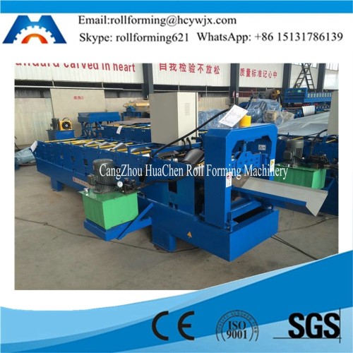 HC400 Zinc Metal Tile Roofing Sheet Ridge Cap Angle Forming Machinery Line