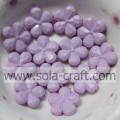 Loose Mixed Color Acrylic& Lucite Artificial Plum Flower Shape Solid Beads For Making Jewelry