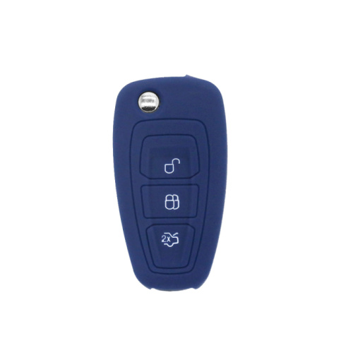 Logo Focus 3 buttons silicone key case