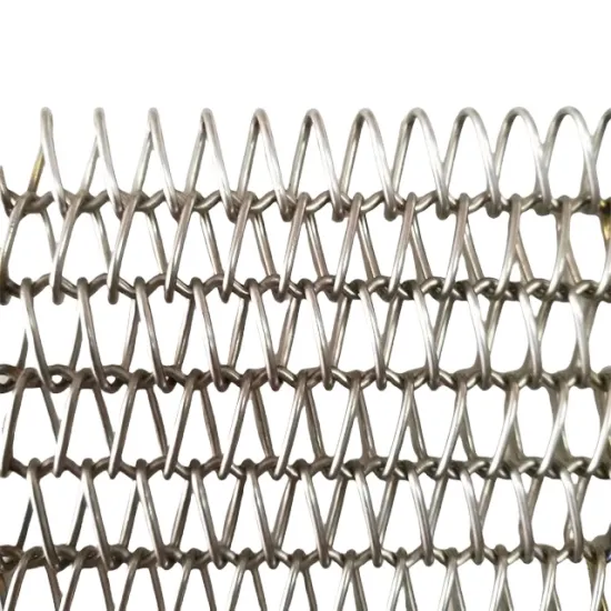 Ss304 Ss316 Stainless Steel Chain Spiral Conveyor Belt Mesh