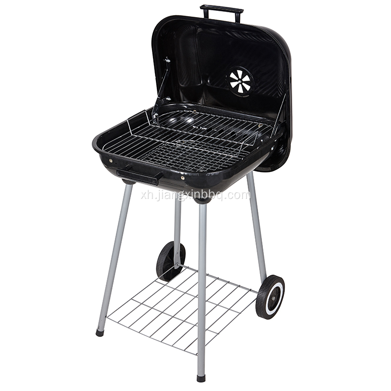 18Intshi yeSquare Charcoal Grill iHamburger Grill