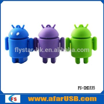 Cute hot sale cartoon pvc android usb stick