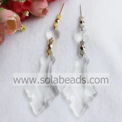 Holiday Decoration 32*63mm Acrylic Lighting garland Drop