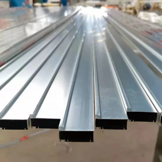 Silver Glossy Polishing Aluminium Kitchen Profile