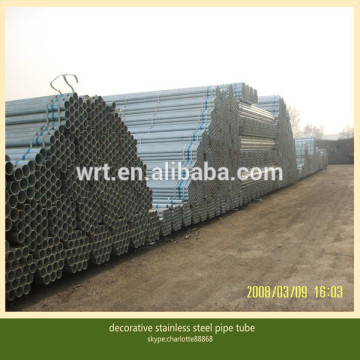 decorative stainless steel pipe tube