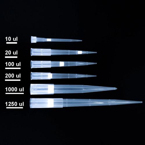 1000uli filtreeritud steriilsed pipetiotsad