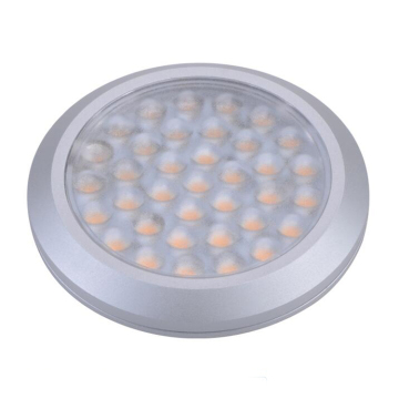 Ultra-Thin LED Puck Light with Aluminum Profile: 9.5-30VDC Power Range