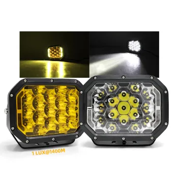 4x4 Compatible 7 Inch Offroad Rectangle LED Spotlight with DRL