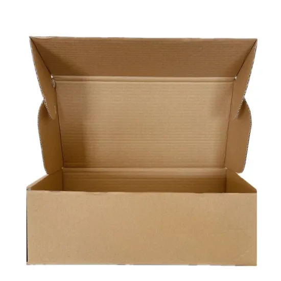 Shoe box carton express package half height flat paper box shoes packing box customized wholesale reinforcement paper box custom