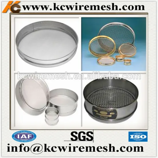 stainless steel perforated plate test sieves	manufacturer.