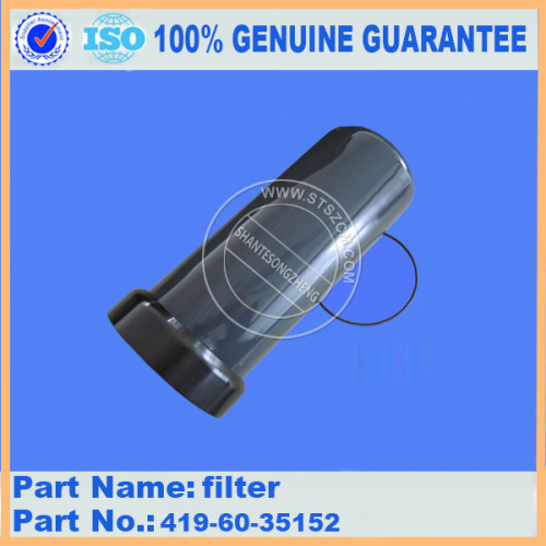 Filtro WA320-5 419-60-35152 piezas del cargador de ruedas komatsu