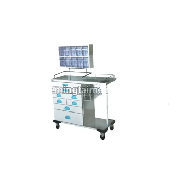 Portable anesthesia car with drawer