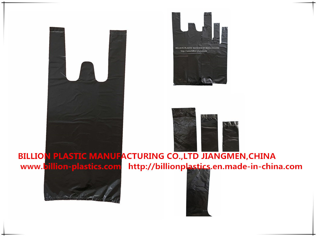 HDPE Plastic Carrier Gusset Bag T-Shirt Bag TF-17071303