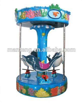3 Seats Carousel Kiddie Ride Machine Mini Carousel for sale