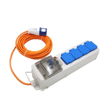 P1234/TB03U Triple Power Distribution Unit with 3 Sockets 20m Cable