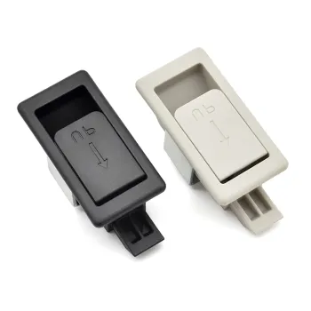 Black and White Plastic Panel Lock for Industrial Electric Cabinets