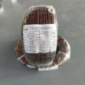 Industrial 0,5 mm² Brown Silicone Braid Fire