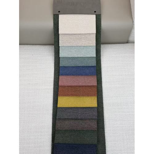 Doğal Estetikli Izgara Desenli Şönil Kumaş