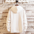 Men's fashion polyester cotton hooded sweatshirt