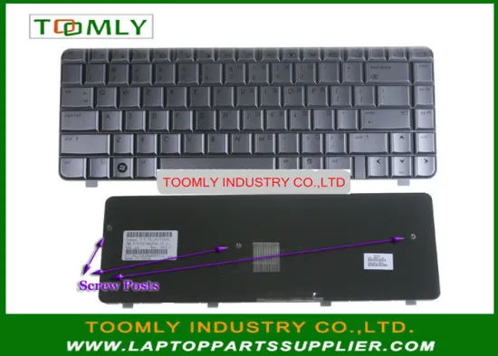 Brand New Laptop Keyboard For Hp Dv4 Series - Silver 486901-001