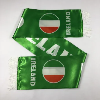 wholesale custom polyester silk satin national scarf