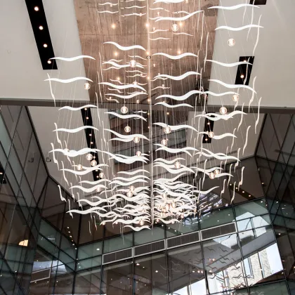 Nordic Seagull Design Chandelier