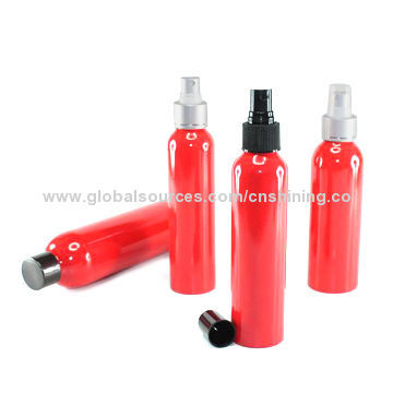 Fashionable Aluminum Cosmetic Bottles, Used for Perfume or Shampoo, Colorful and Eco-friendly