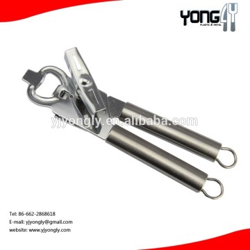 Manual Kitchen Can Opener - High Quality Stainless Steel Tin Opener With Large Handle Cuts Smooth Edges- safety can opener