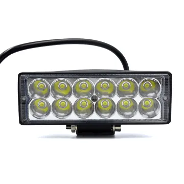 4 Inch 36W LED Work Light: Motorcycle, SUV Modified Top Light with 12 LEDs for Medium Net Bar