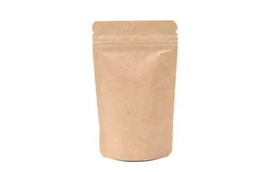 Kraft Paper Stand Up Tea Packaging Bags , Stand Up Bag