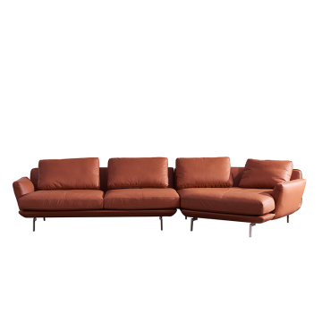 Sofa kulit yang unik desain tahan lama