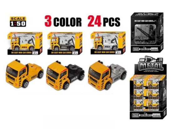 DIE CAST PULL BACK MOBILE MACHINERY SHOP