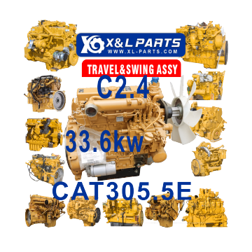 Construction Machinery Parts: C2.4 Diesel Engine Assembly for Caterpillar 305.5E Excavator