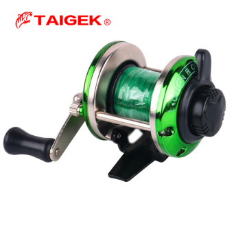 TAIGEK Ice Plastic Fishing Reel for Boat and Trolling
