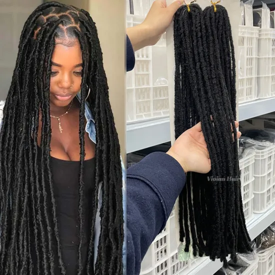 Wholesale Synthetic Hair Extensions: 22-inch Dream Dread Natural-Looking Synthetic Locks