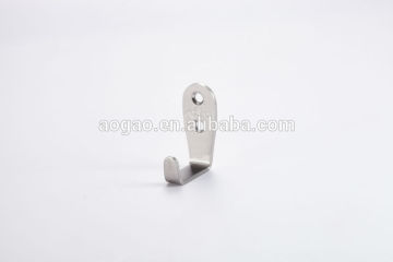 stainless steel toilet partition robe hook