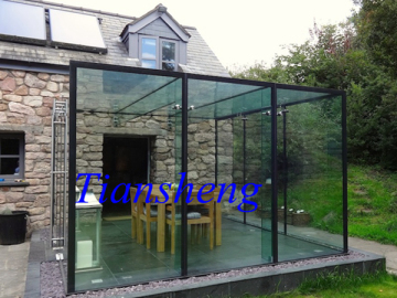Frameless Tempered Glass Door for Office Room