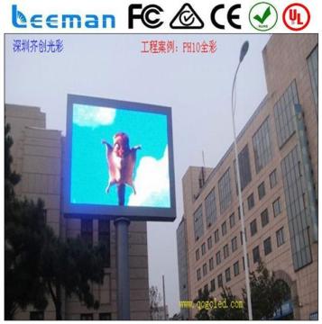 bus advertising outdoor led display aluminum die casting moulding video led sign display p10