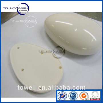 glossy soft rubber coating vacuum casting prototype in Tuowei