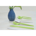 100% biodegradable desechable cuchillo de vajilla y cuchara