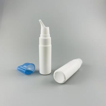 30/410 plastic nasal sprayer soft PE bottle with medical spray pump 50ml 100ml