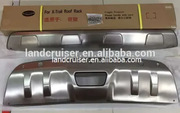 front and rear skid plate for NS XTRAIL 2014~ON ,high level STAINLESS STEEL FRONT AND REAR skid plate for XTRAIL
