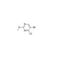 5- 브로 모 -4- 클로로 -2- (메틸 티오) 피리 미딘 CAS 63810-78-6