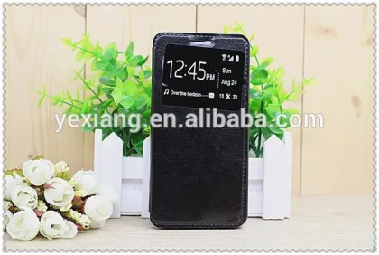 window leather flip cover for vivo y51 smart phone case