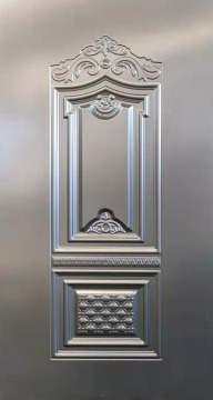 Piastra metallica in rilievo decorativo