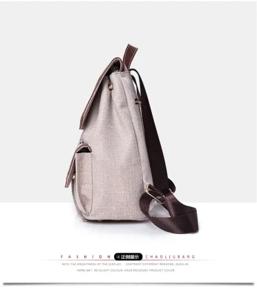 Korean version of the lady backpack leisure