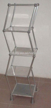 RFY-SM02: Beautiful Electric Rotating Display Stand With Straight Tube